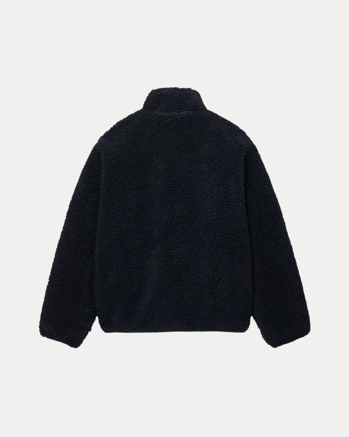 Stussy - Sherpa Reversible Jacket Black-2