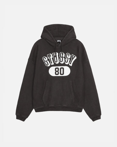 Stussy - 80 Relaxed Hoodie ~ Washed Black