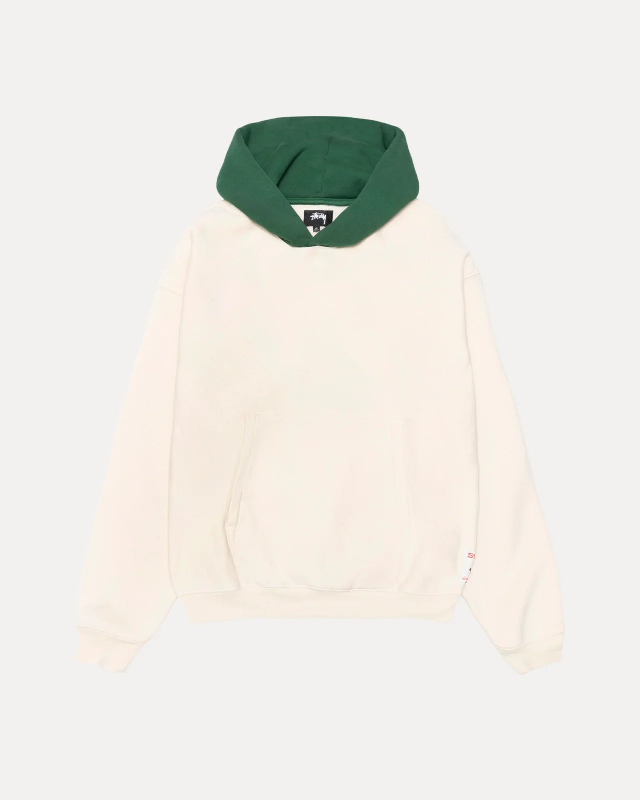 Stussy - Two Tone Hoodie Cream