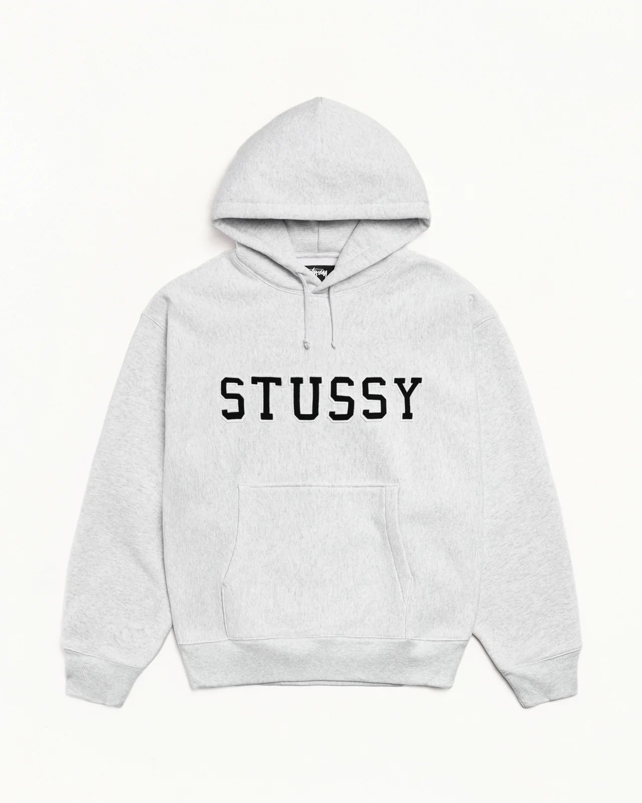 Stussy - Applique Hoodie Ash Heather