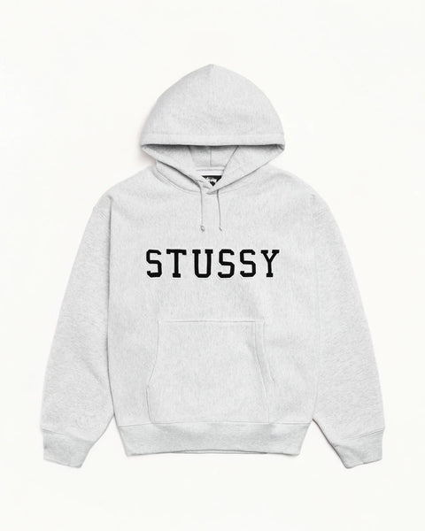 Stussy - Applique Hoodie Grey