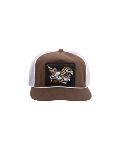 Loser Machine - Glory Patch Trucker Hat ~ Brown/White