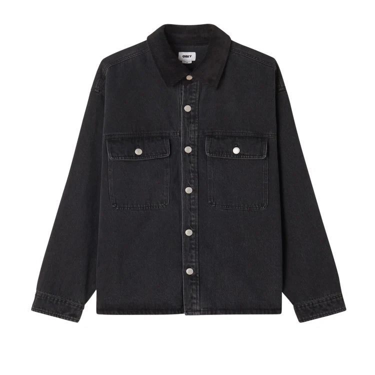 Obey - Idris Shirt Jacket Faded Black
