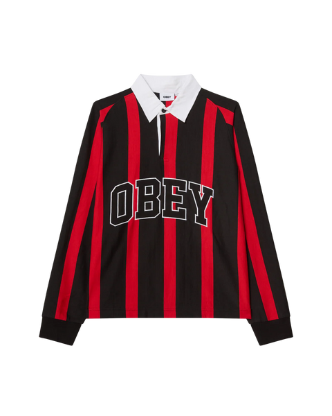 Obey - Landon Stripe Polo Black