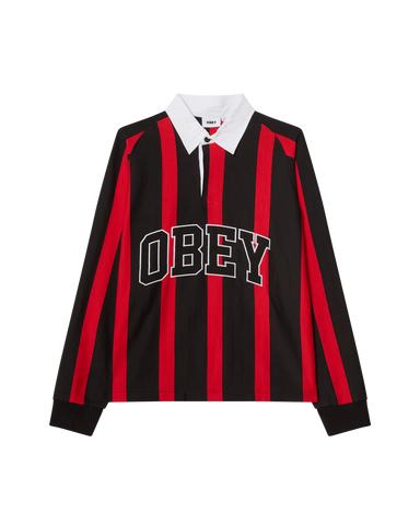 Obey - Landon Stripe Polo Black