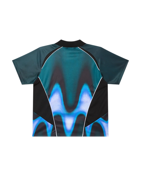 Obey - Blurred Soccer Jersey Dark Teal