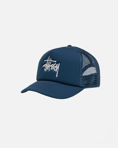 Stussy - Big Basic Trucker Hat ~ Deep Blue