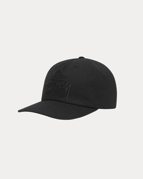 Stussy - Big Stock Mid Depth Hat Black