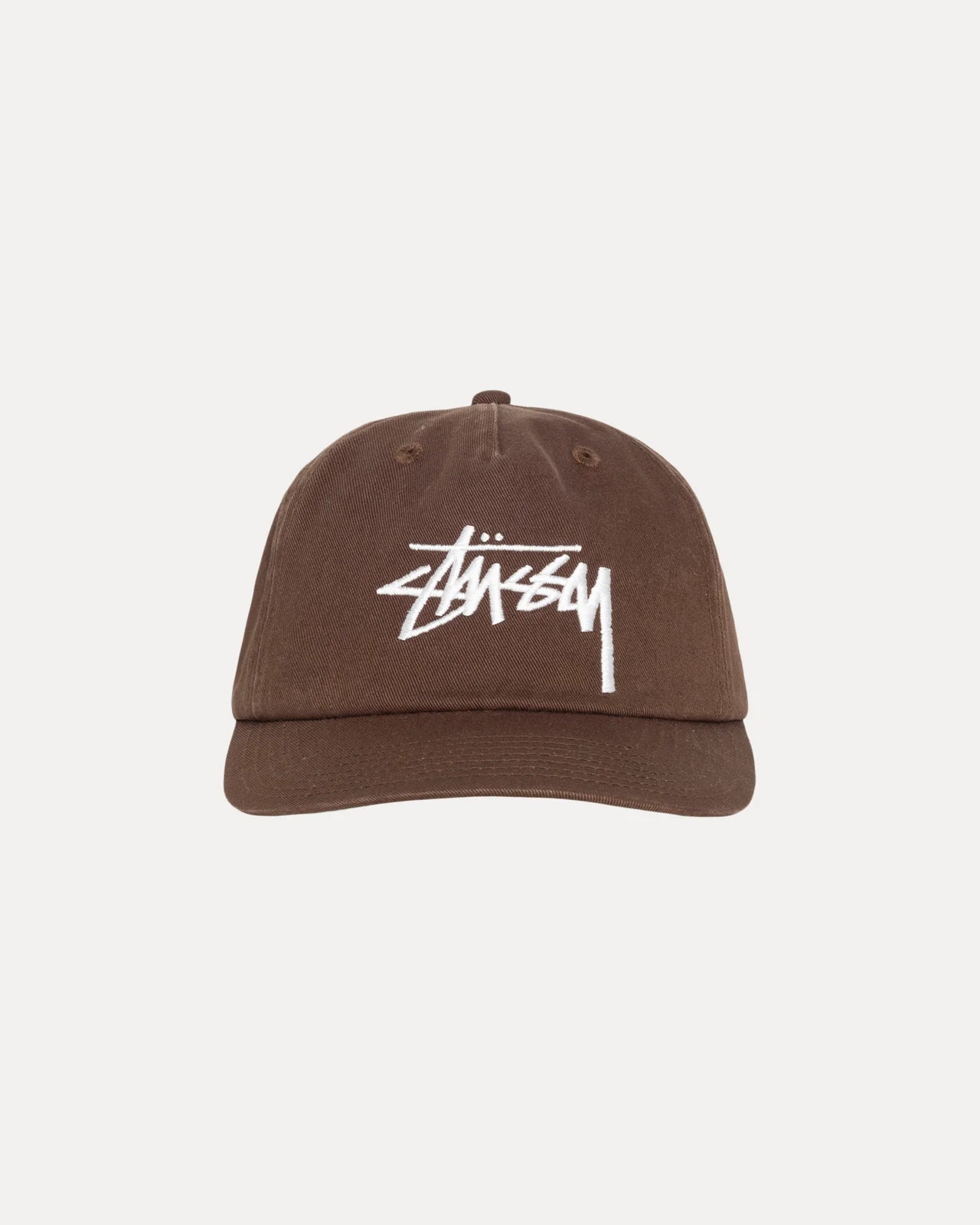 Stussy - Big Stock Mid Depth Hat Brown