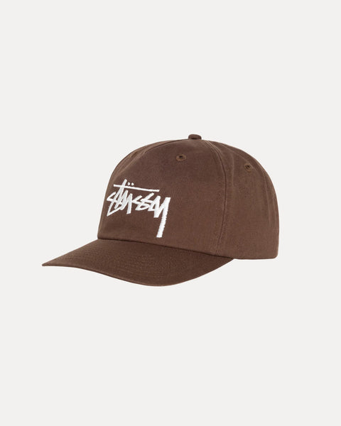 Stussy - Big Stock Mid Depth Hat Brown