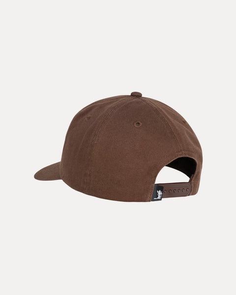 Stussy - Big Stock Mid Depth Hat Brown