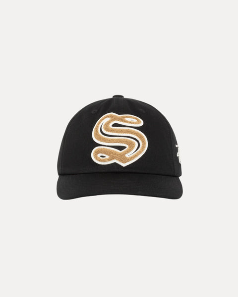 Stussy - Mid Depth Chenille Hat Black