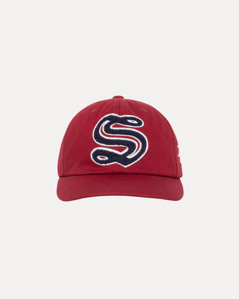 Stussy - Mid Depth Chenille Hat Red