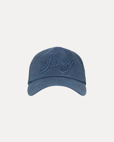 Stussy - Trucker Cursive Stitch Hat Navy
