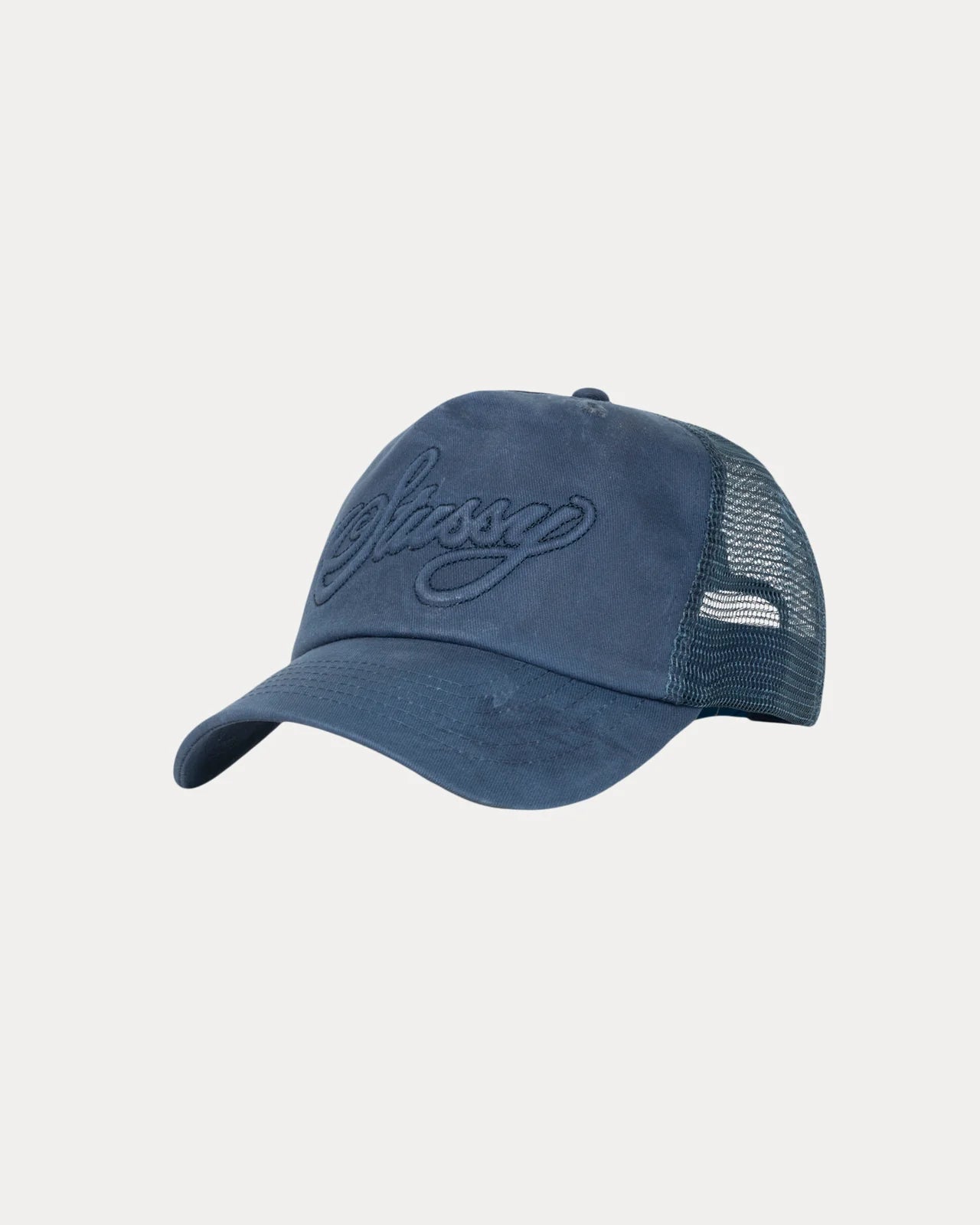 Stussy - Trucker Cursive Stitch Hat Navy – FLAVOUR '99