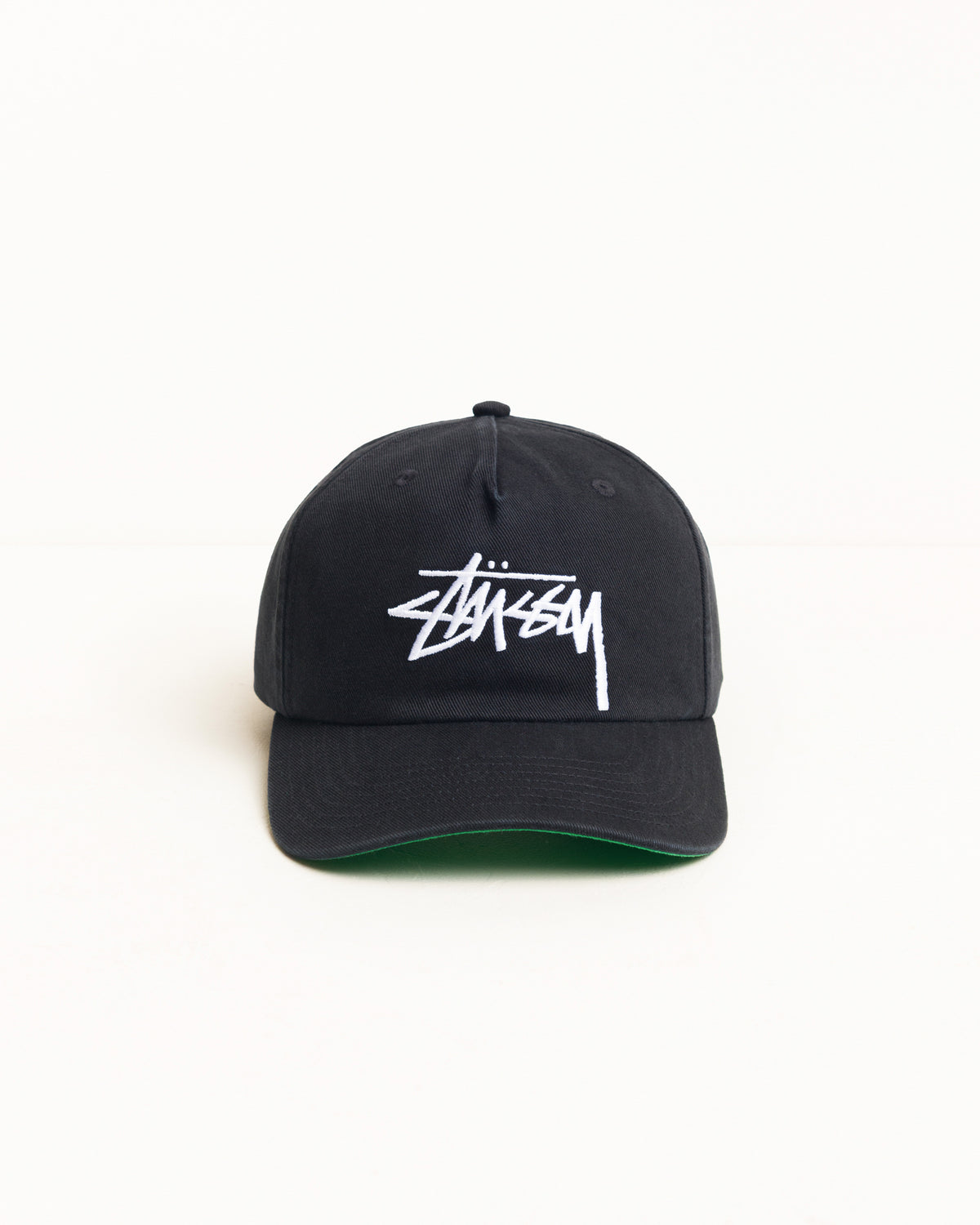 Stussy - Big Stock Mid Depth Cap Black-1