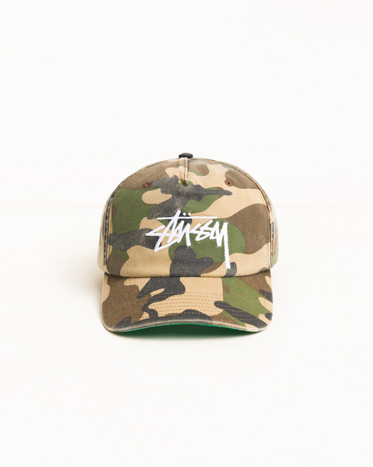Stussy - Big Stock Mid Depth Cap Camo-1