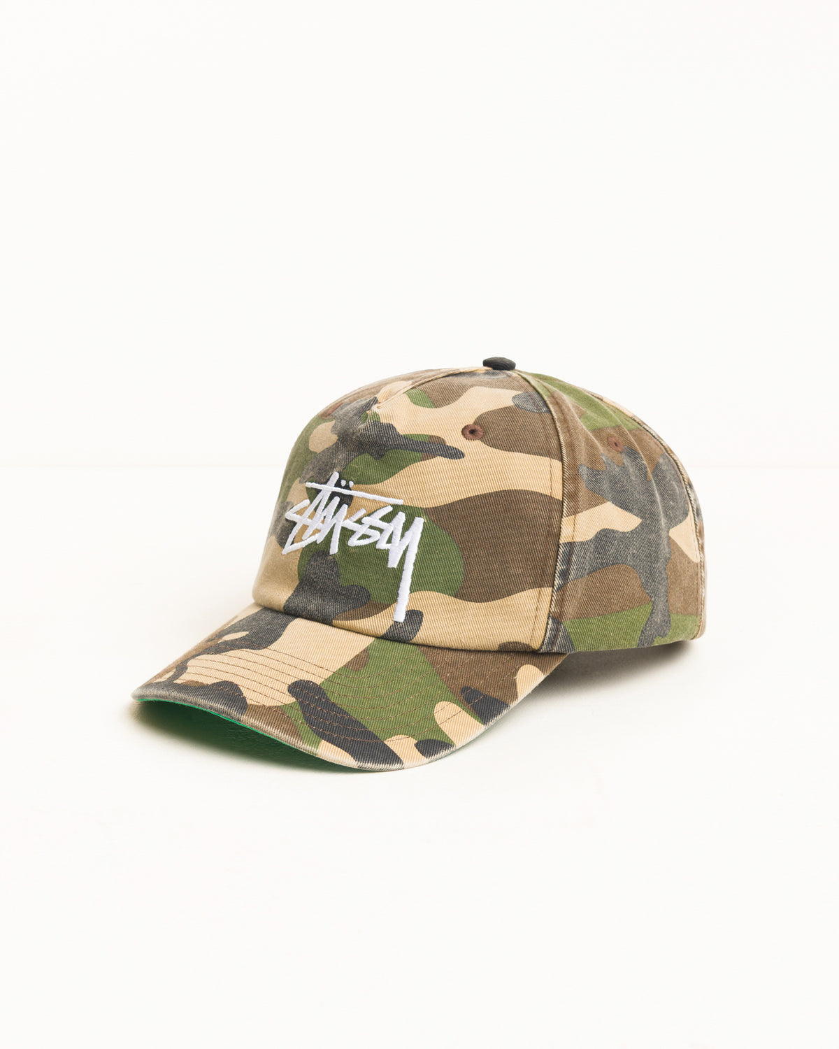 Stussy - Big Stock Mid Depth Cap Camo-2