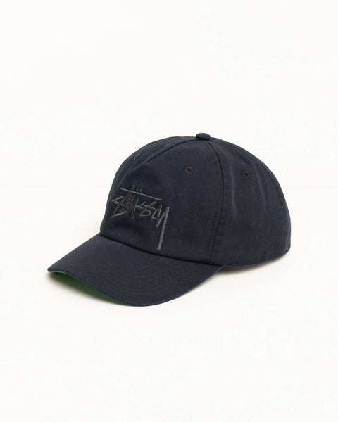 Stussy - Big Stock Mid Depth Cap Navy Eclipse