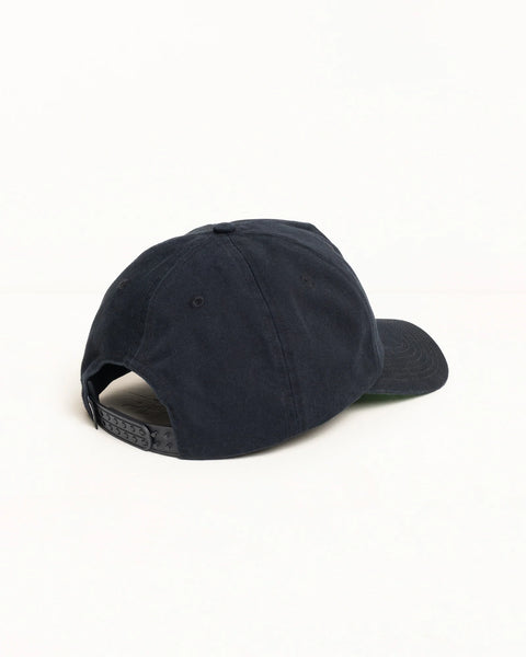 Stussy - Big Stock Mid Depth Cap Navy Eclipse
