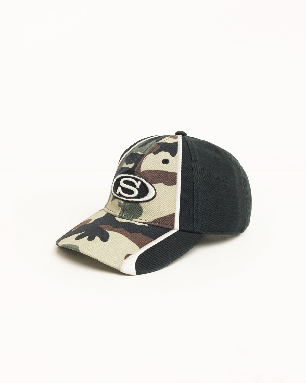 Stussy - Oval Strapback Cap Woodland Camo-2
