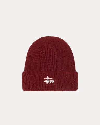 Stussy - Basic Cuff Beanie Red