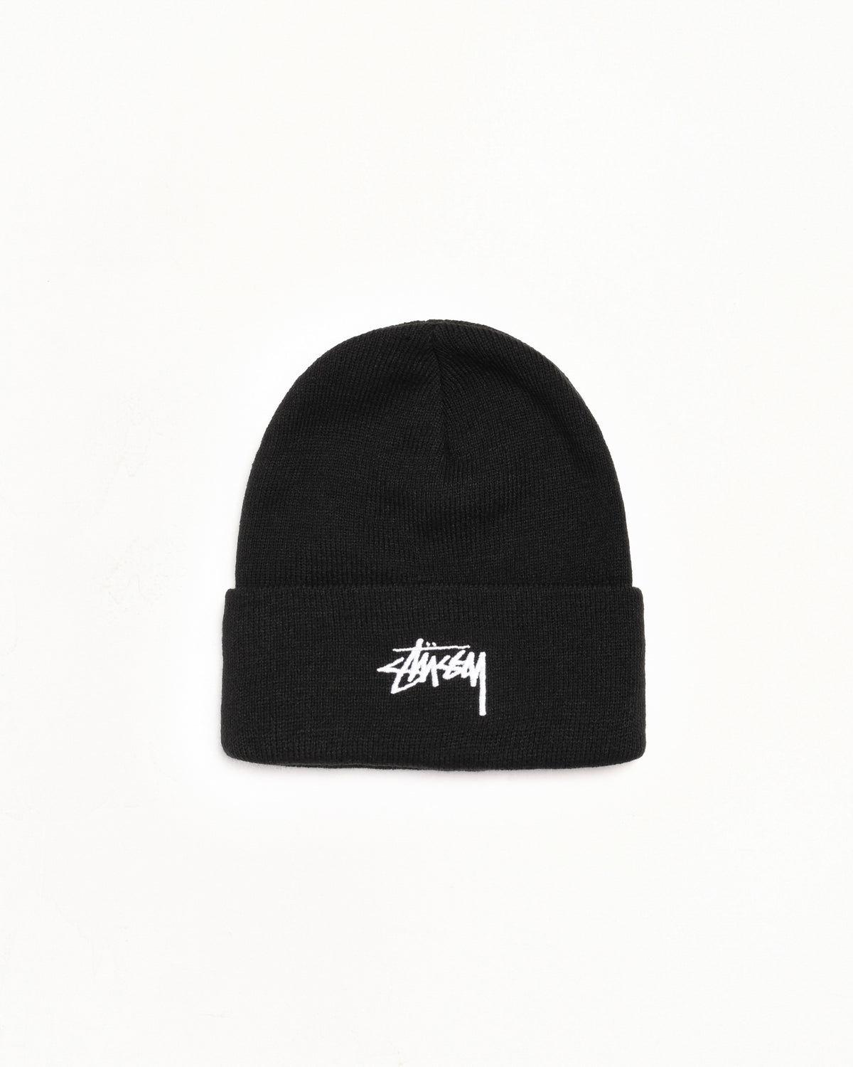 Stussy - Stock Cuff Beanie Black-1