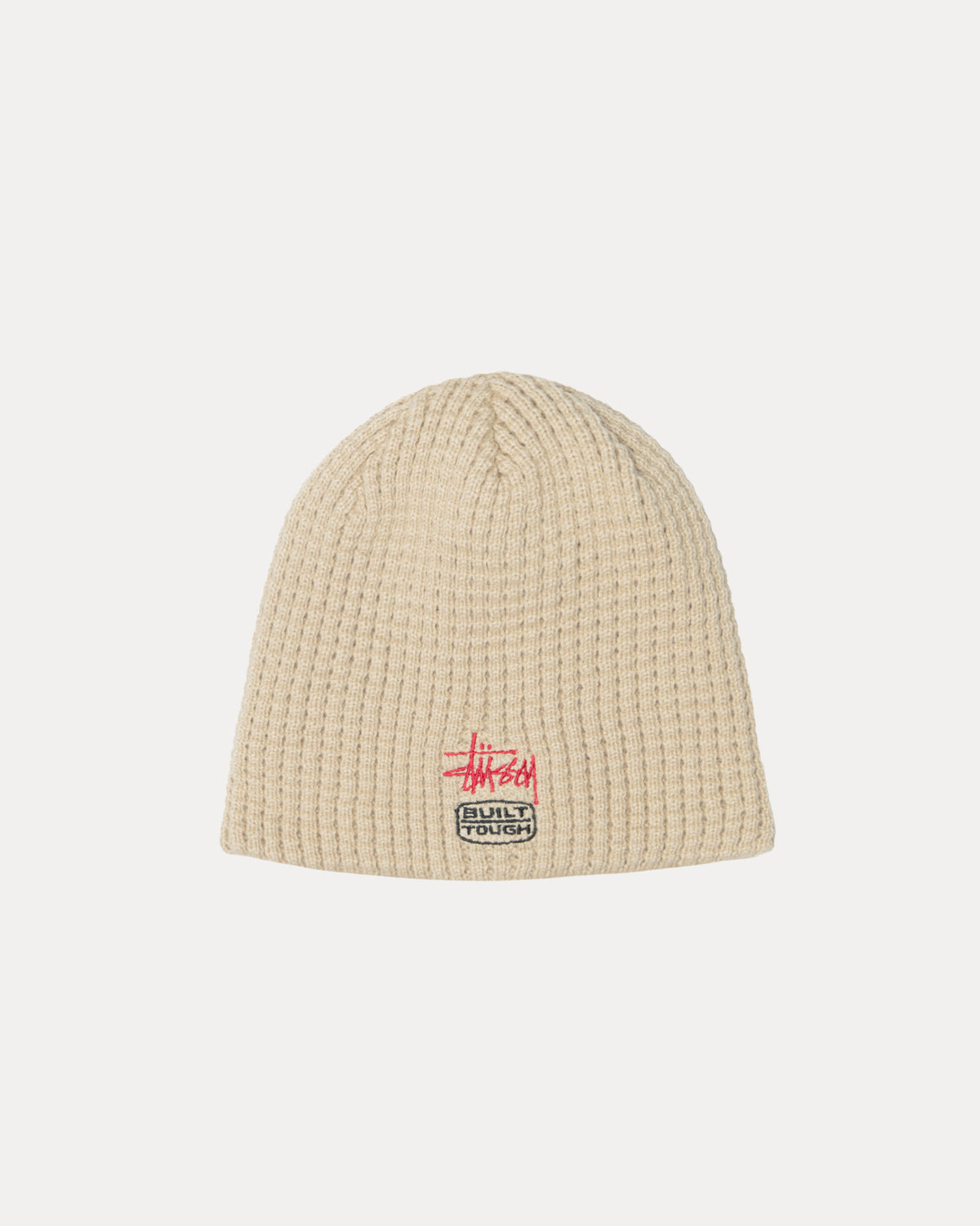Stussy - Waffle Built Tough Skullcap Sand-1