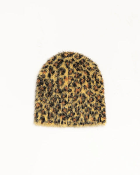 Stussy - Skullcap Leopard Beanie Brown