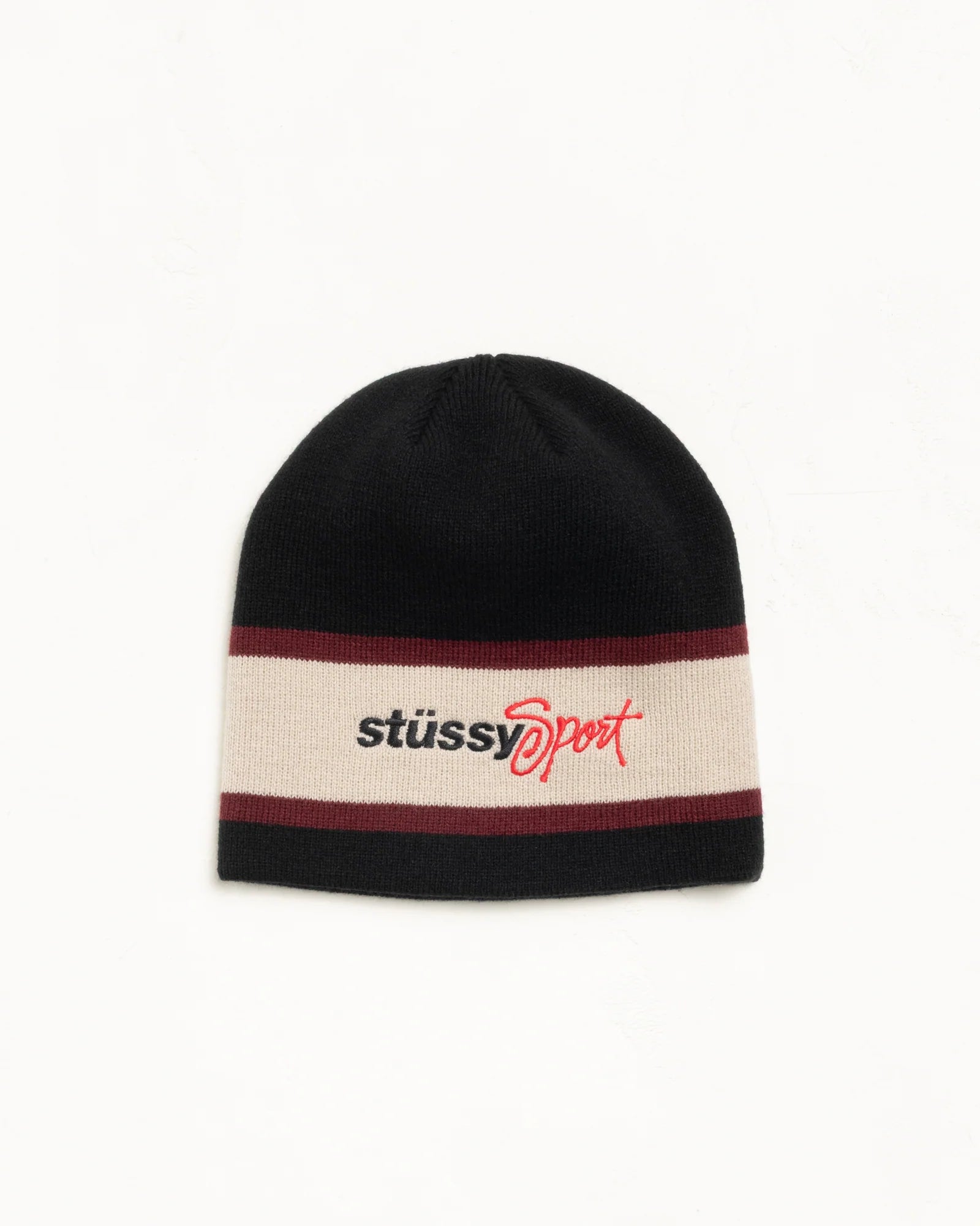 Stussy - Sport Stripe Skullcap Black