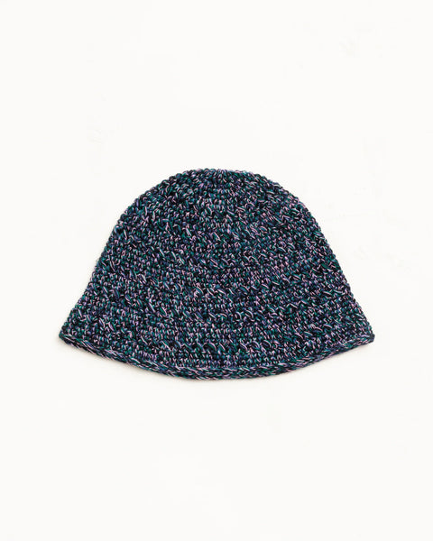 Stussy - Hemp Stock Knit Bucket Hat Multi Navy
