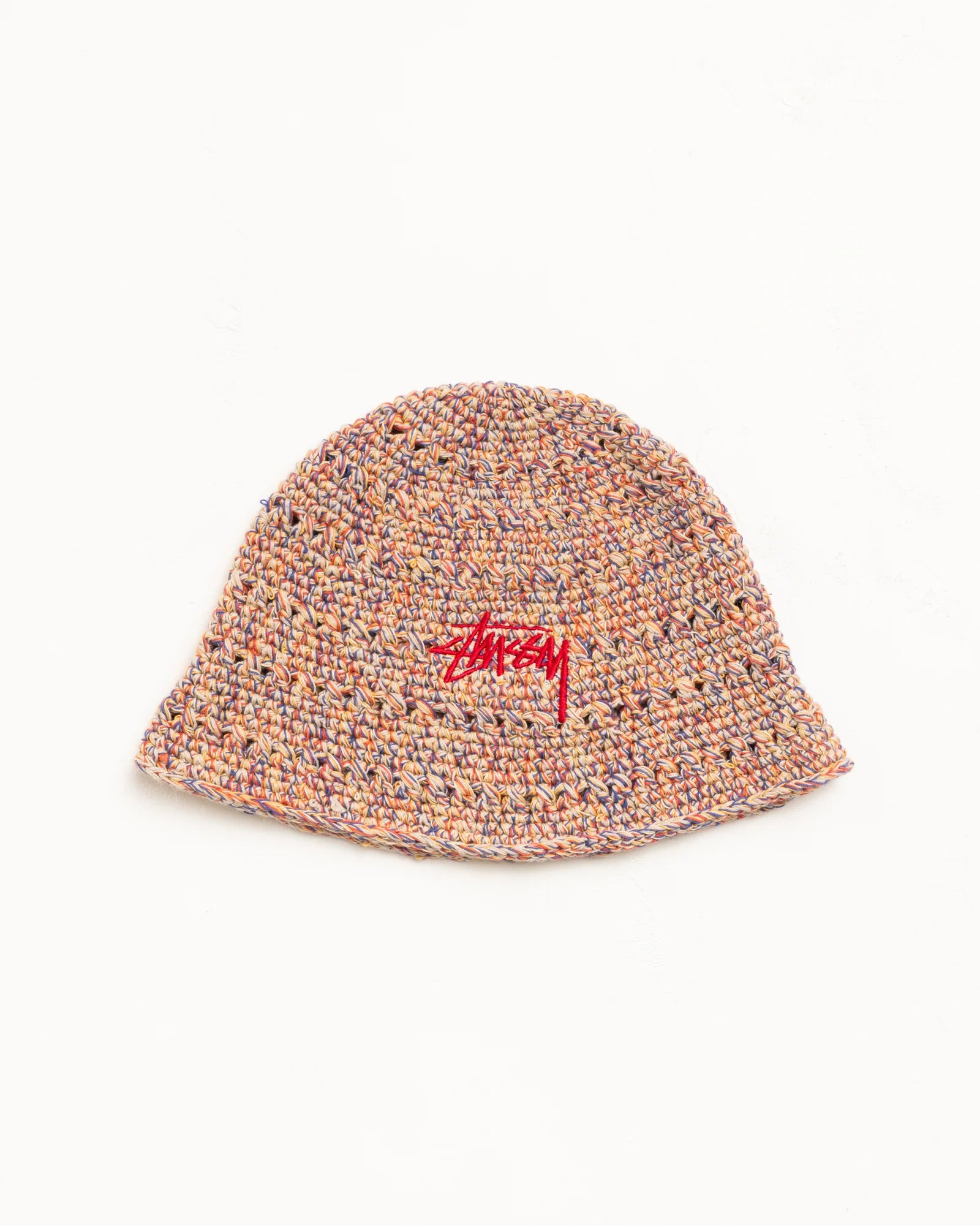 Stussy - Hemp Stock Knit Bucket Hat Multi Tan