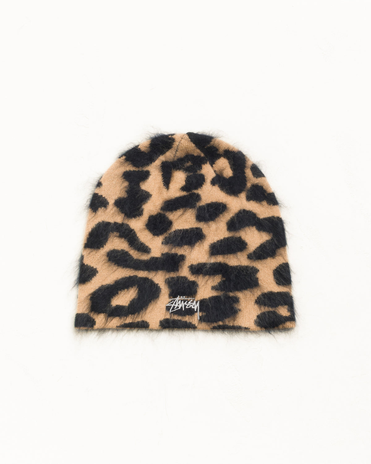 Stussy - Cashmere Leopard Skullcap Caramel-1