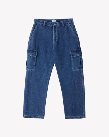 Obey - Bigwig Cargo Denim Pant ~ Stone Wash