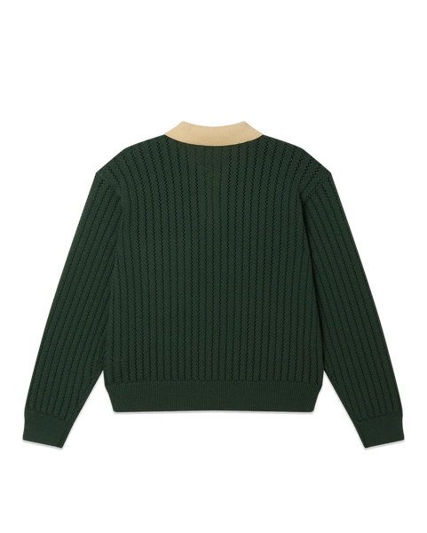 Obey - Jasper Polo Sweater Green