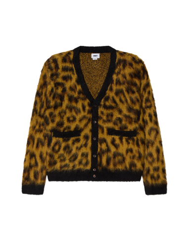 Obey - Patron Cardigan Leopard