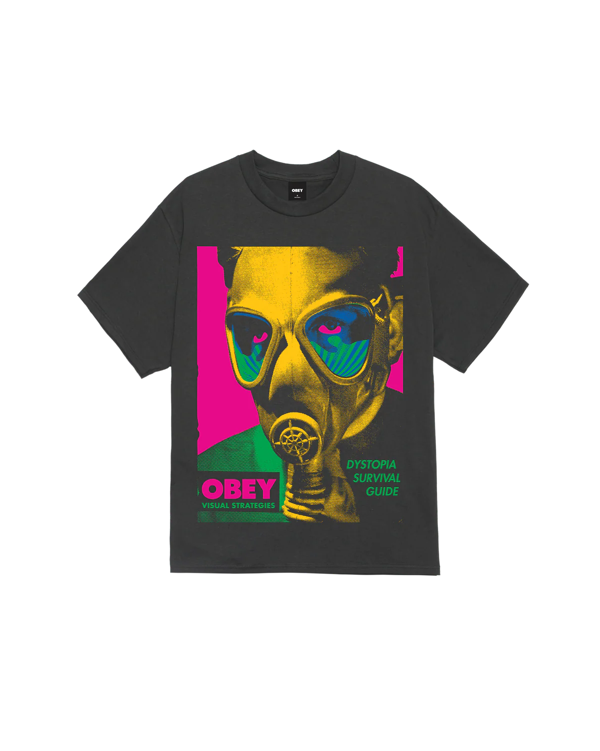 Obey - Gas Mask Classic T-Shirt Vintage Black
