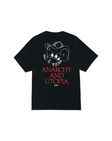 Obey - Anarchy Utopia Tee ~ Black