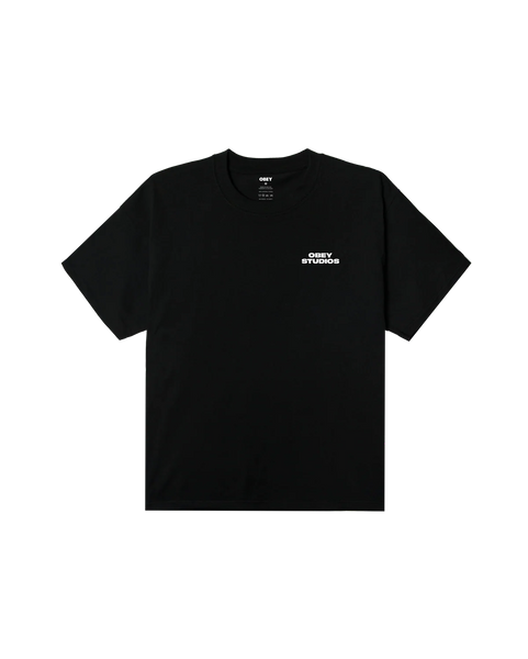 Obey - Sky Face Heavyweight Box T-Shirt Black