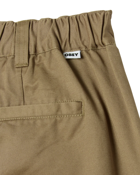 Obey - Foster Pleated Short Khaki