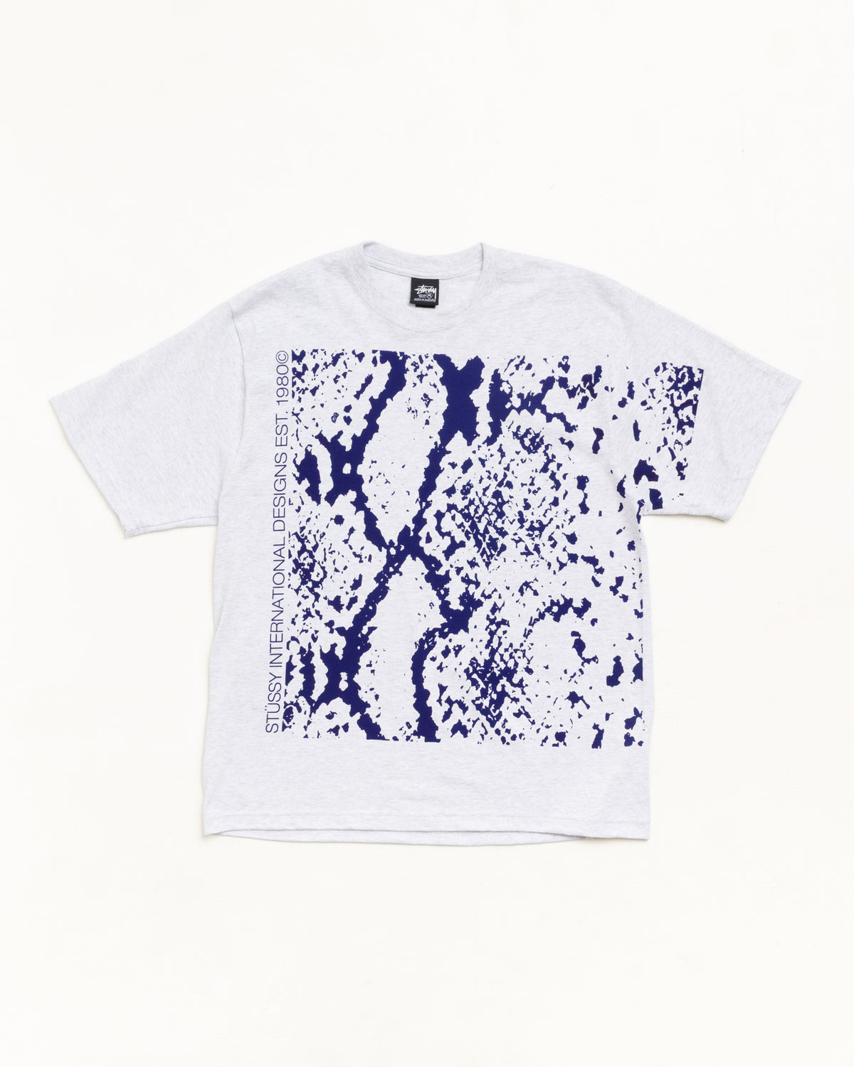 Stussy - Snakeskin T-Shirt Ash Heather