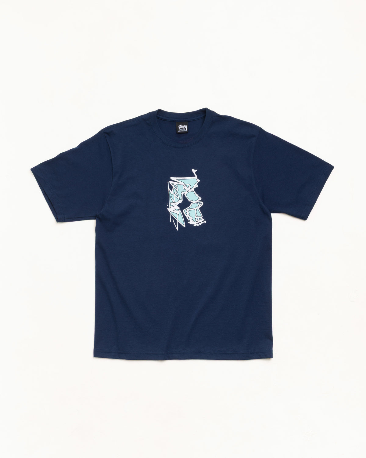 Stussy - Smooth SK8 T-Shirt Navy