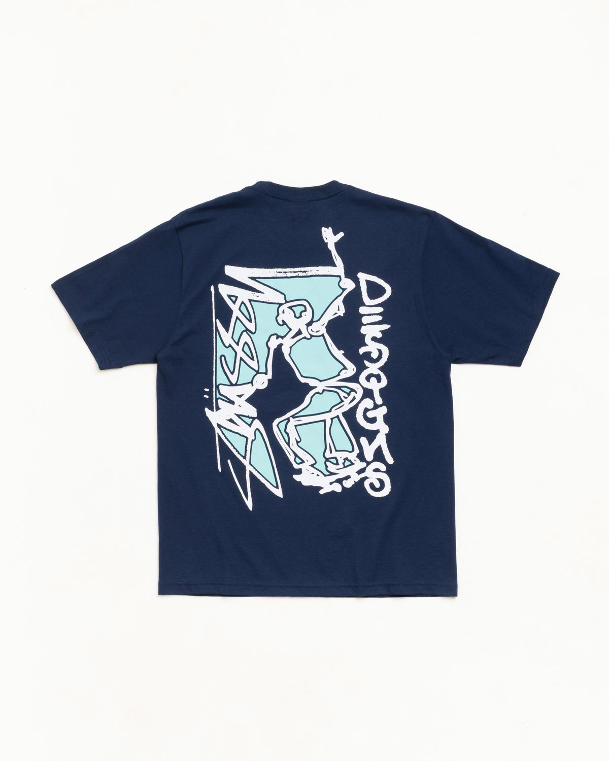 Stussy - Smooth SK8 T-Shirt Navy