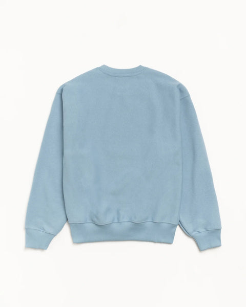 Stussy - Long Range Crewneck Blue