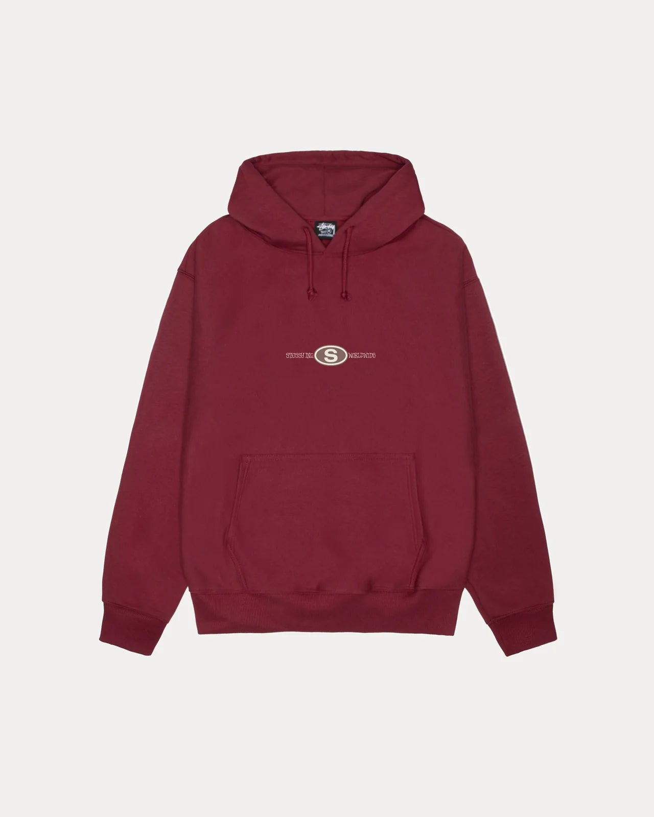Stussy - Worldwide Dot Hoodie Red
