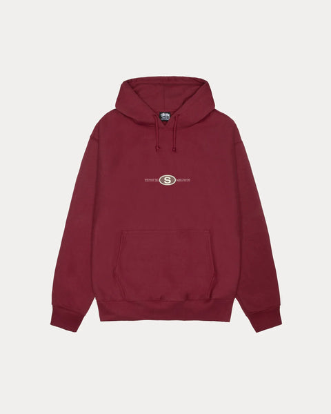 Stussy - Worldwide Dot Hoodie Red