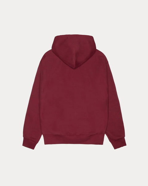 Stussy - Worldwide Dot Hoodie Red