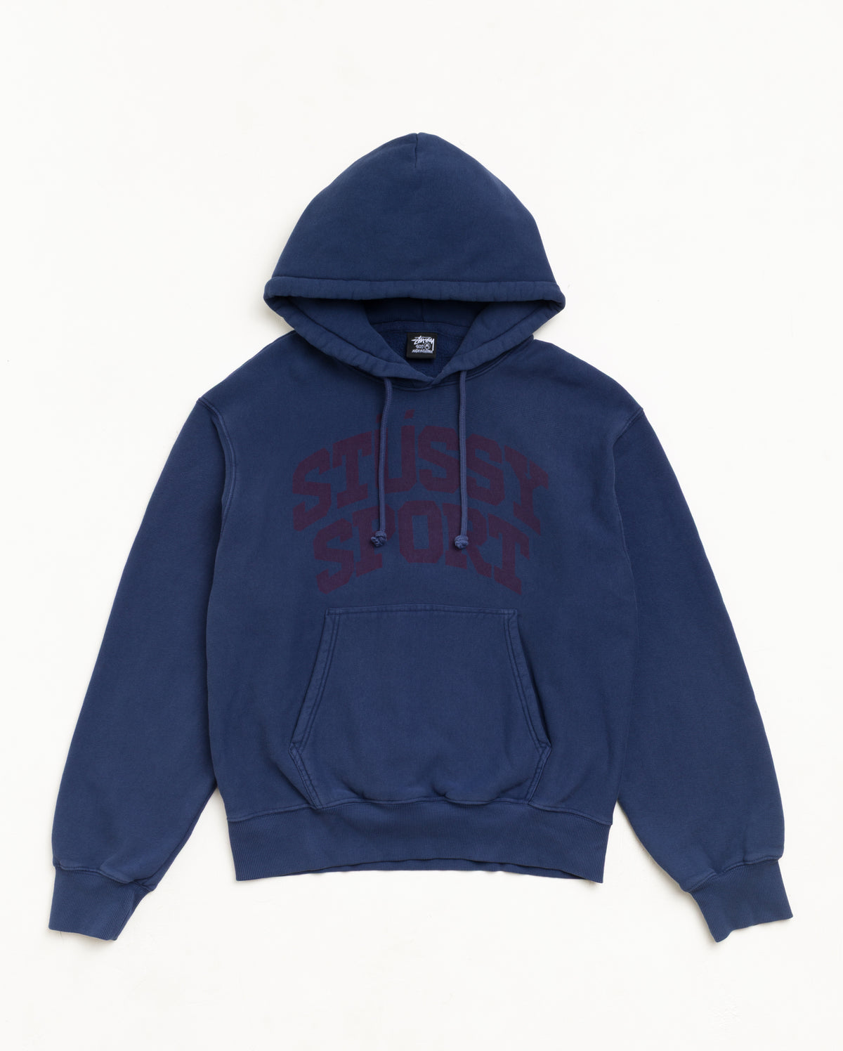 Stussy - Block Sport Hoodie Garment Dyed Midnight-1