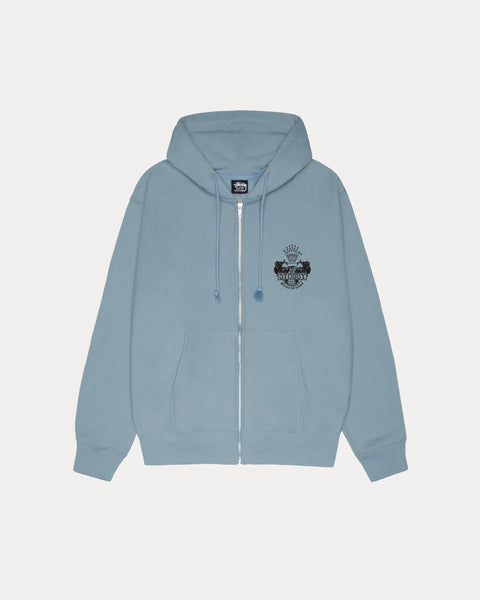 Stussy - Built To Last Zip Hoodie Blue