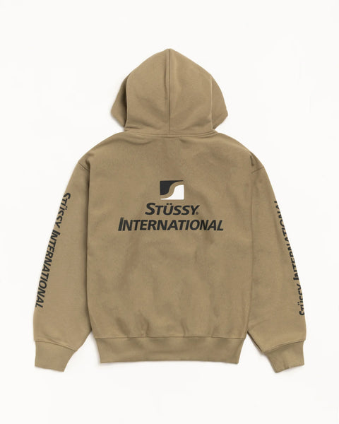 Stussy - International Zip Hoodie Army